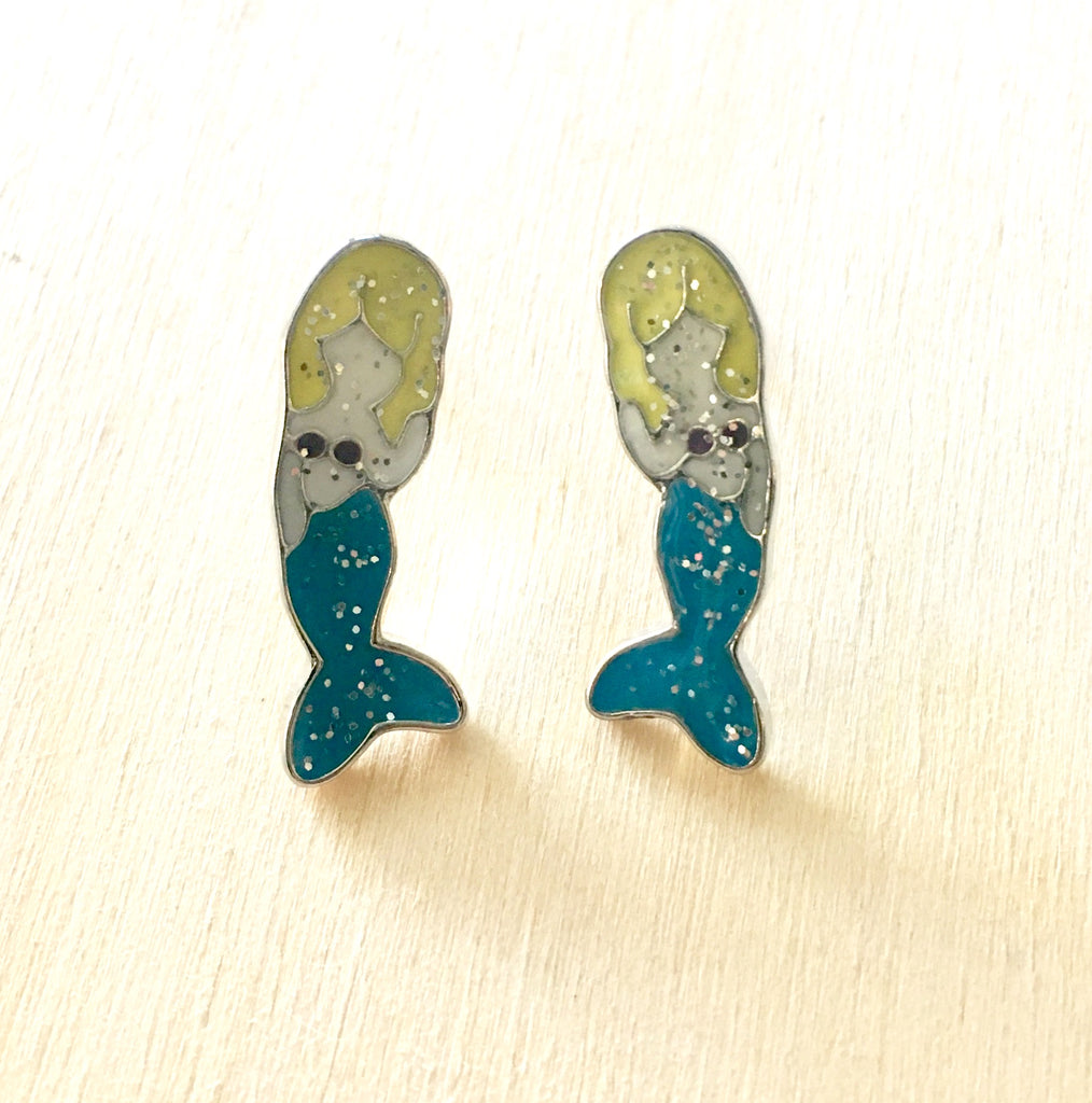 Little Mermaid Stud Earrings