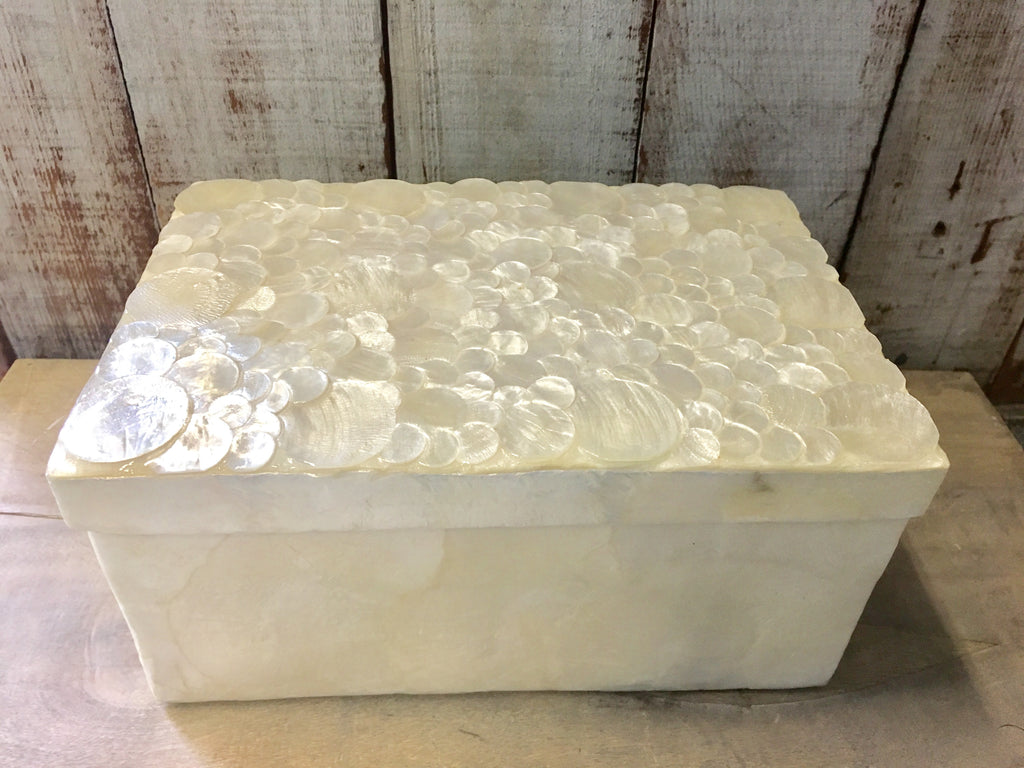 Capiz Mermaid Scale Box