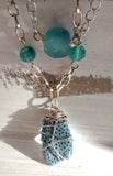 Blue Coral Necklace