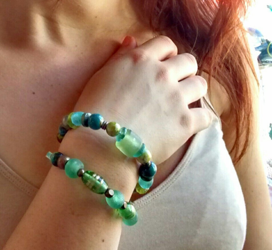 Sea Glass Cuff