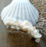 Shell Floral Hair Clip