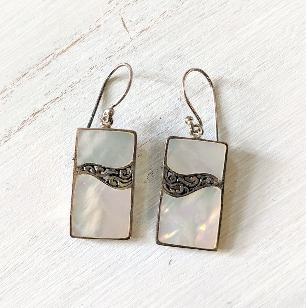 MOP Wave Earrings