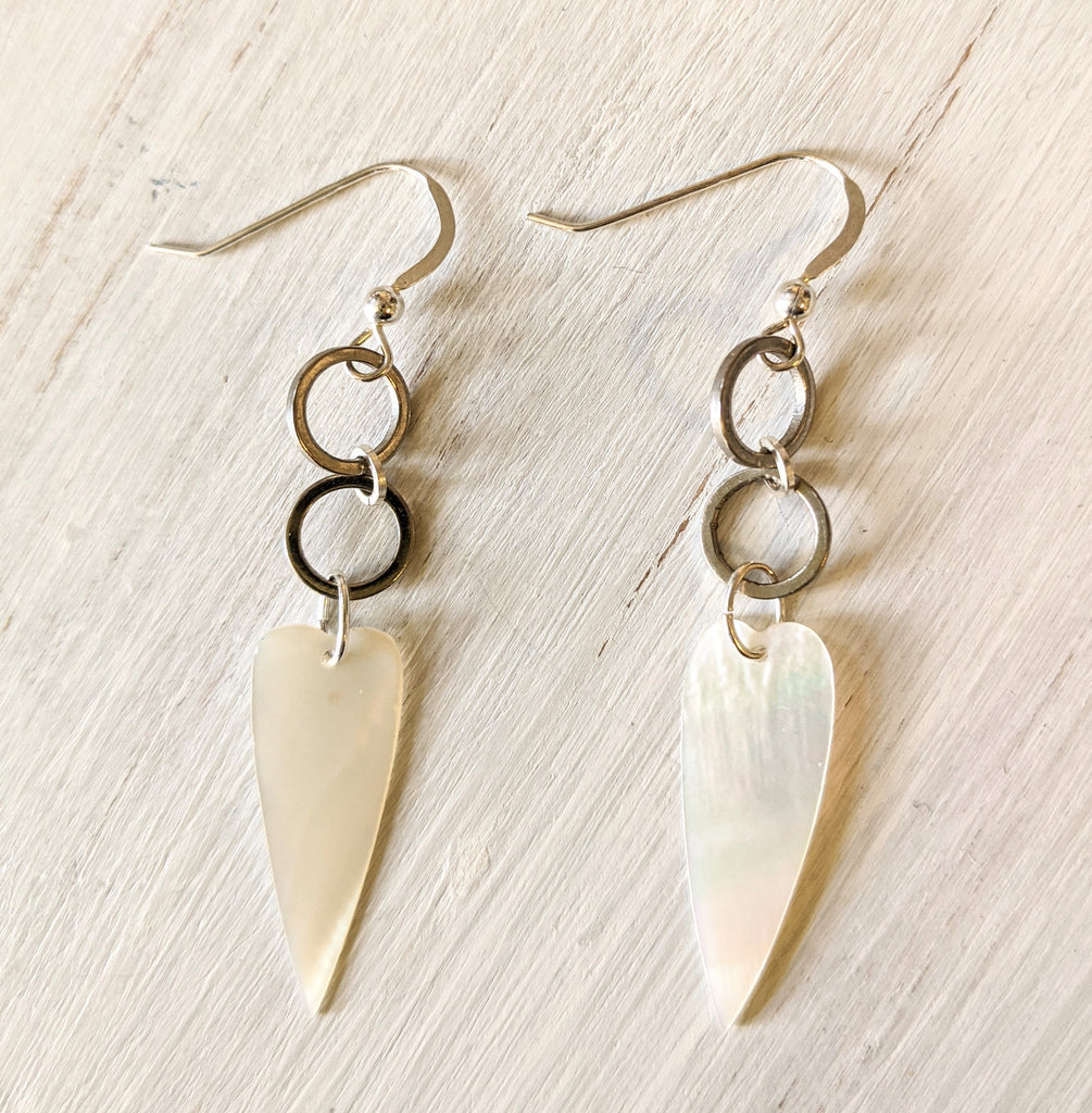 Geo MOP Shard Earrings