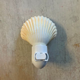 Golden Scallop Shell Nightlight