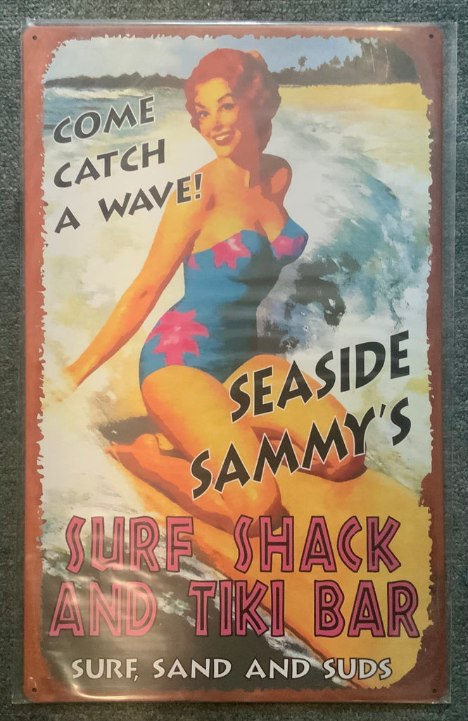 Catch a Wave Retro Sign