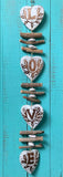 Aloha Driftwood Heart Mobile