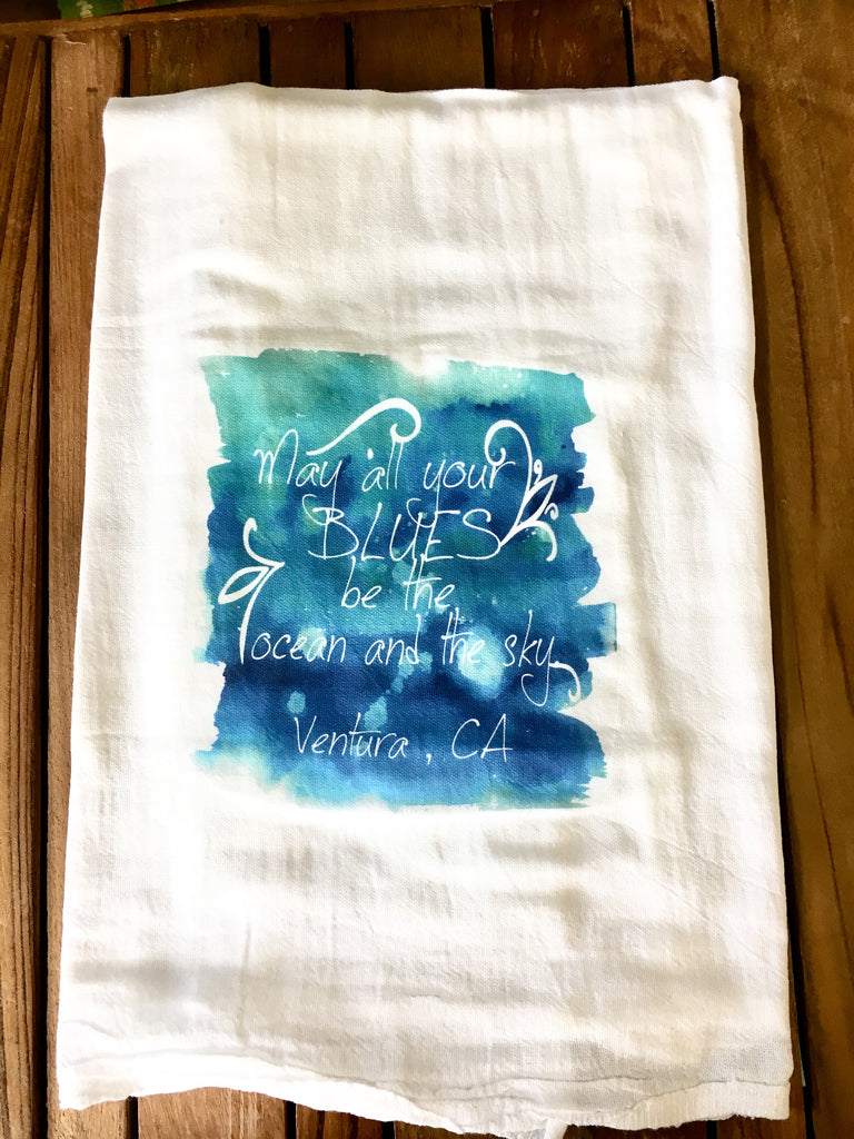 Ocean Blues Towel
