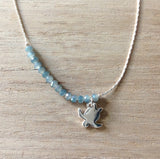 Crystal Sea Turtle Necklace