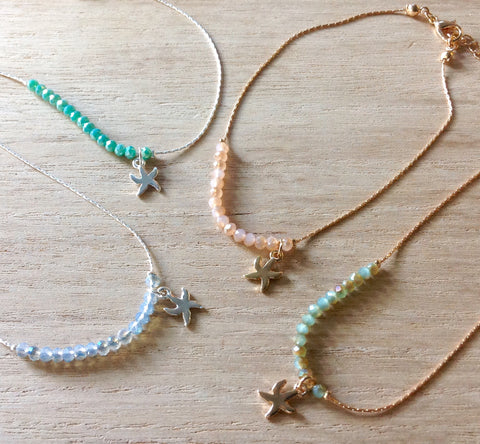 Mermaid Roman Glass Bead Necklace