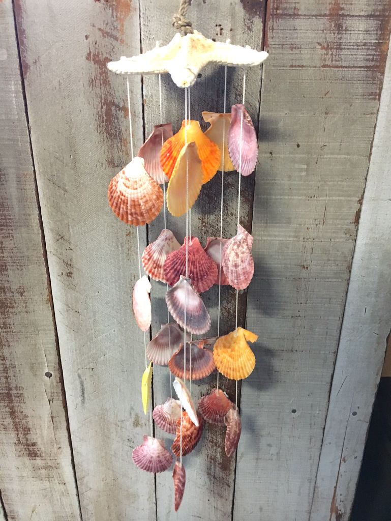 Starfish Scallop Shell Windchime