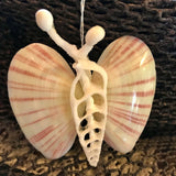 Butterfly Seashell Ornament