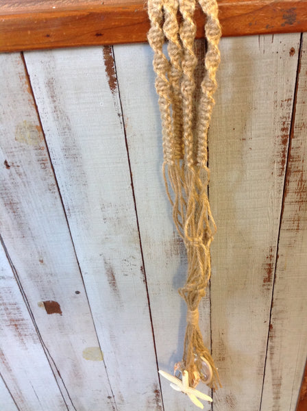 shell macrame plant hanger Macrame Shell Plant Hanger – Sea Things Ventura