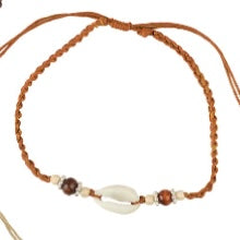 Cowrie Braided Macrame Bracelet