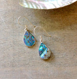 Abalone Simple Shape Earrings