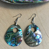 Abalone Donut Earrings