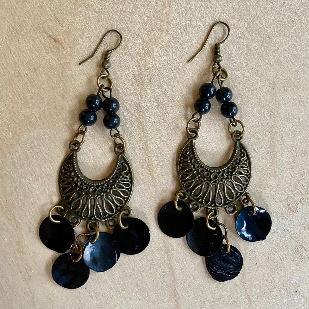 Genie Capiz Shell Earrings