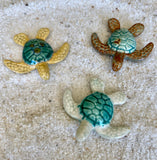 Raku Pottery Mini Turtles