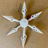 Sandollar Shell Snowflake Ornament