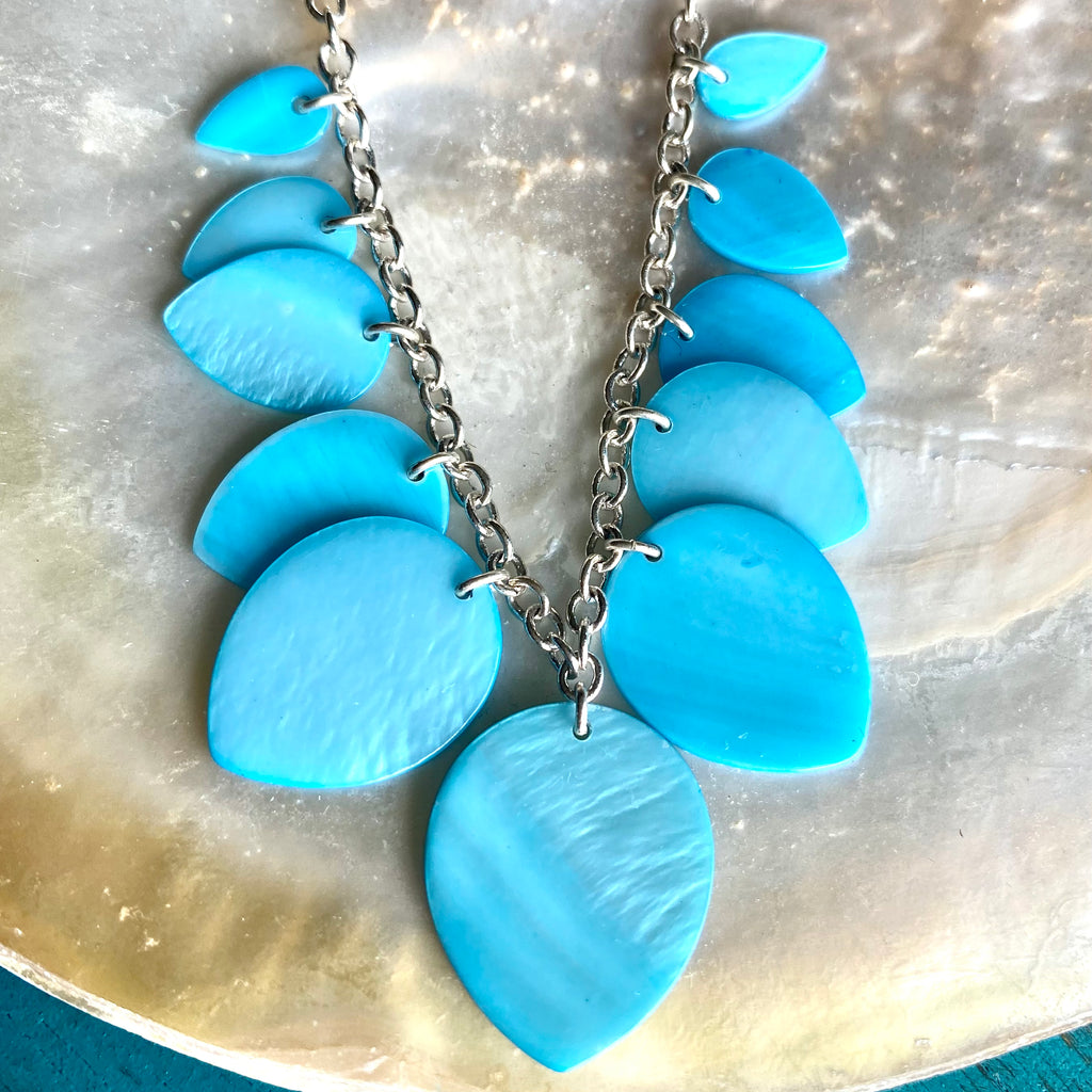 Mop Tulip Petal Necklace