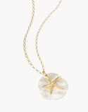 MOP Sanddollar Star Necklace