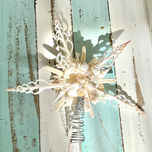 White Seashell Star Tree Top – Sea Things Ventura