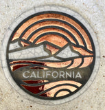 California Raku Pottery Coaster