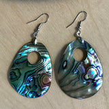 Abalone Donut Earrings