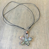 Abalone Flower Necklace