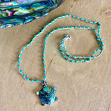 Abalone Sea Turtle Necklace