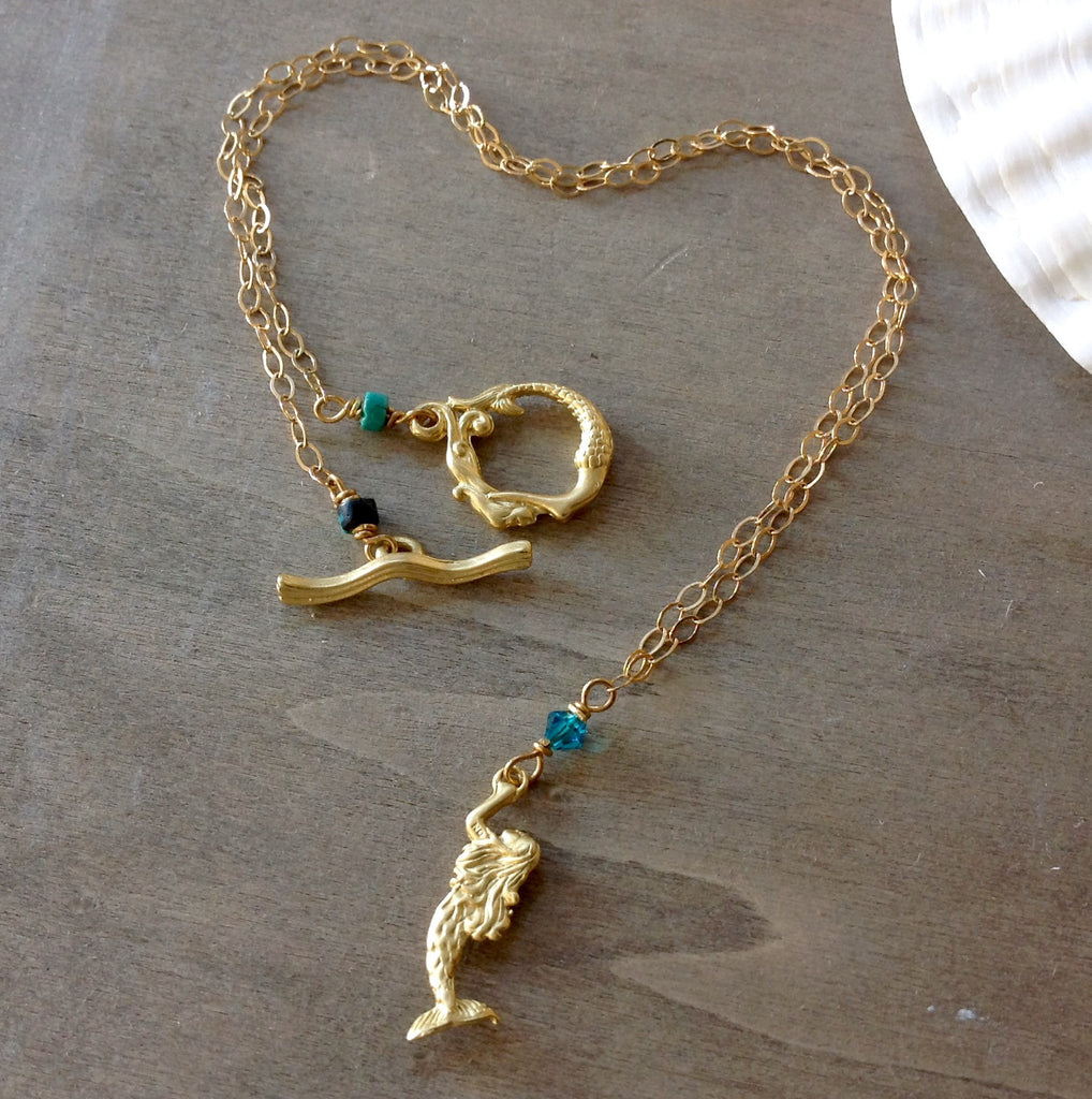 Mermaid Gold Necklace