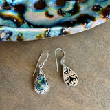 Elegant Abalone Tear Drop Earrings