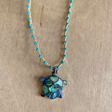 Abalone Sea Turtle Necklace