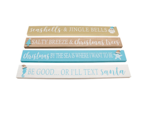 Beach Christmas Sign