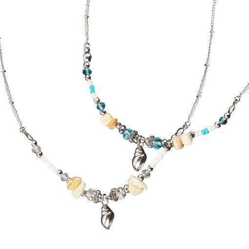 Sparkle Stretch Shell Anklet