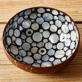 Mother-of-Pearl Coconut Bowl