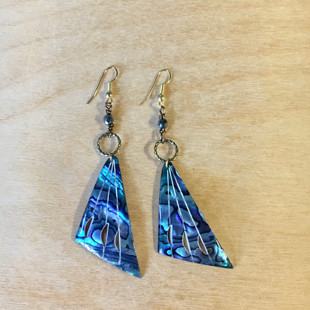 Abalone Sail Earrings