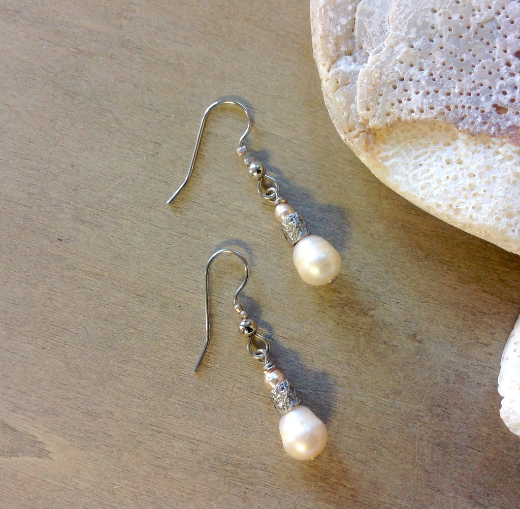 Pearl Droplet Earrings
