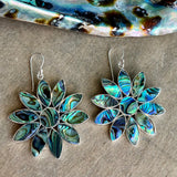 Abalone Daisy Earrings