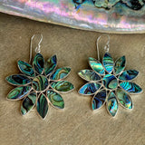 Abalone Daisy Earrings