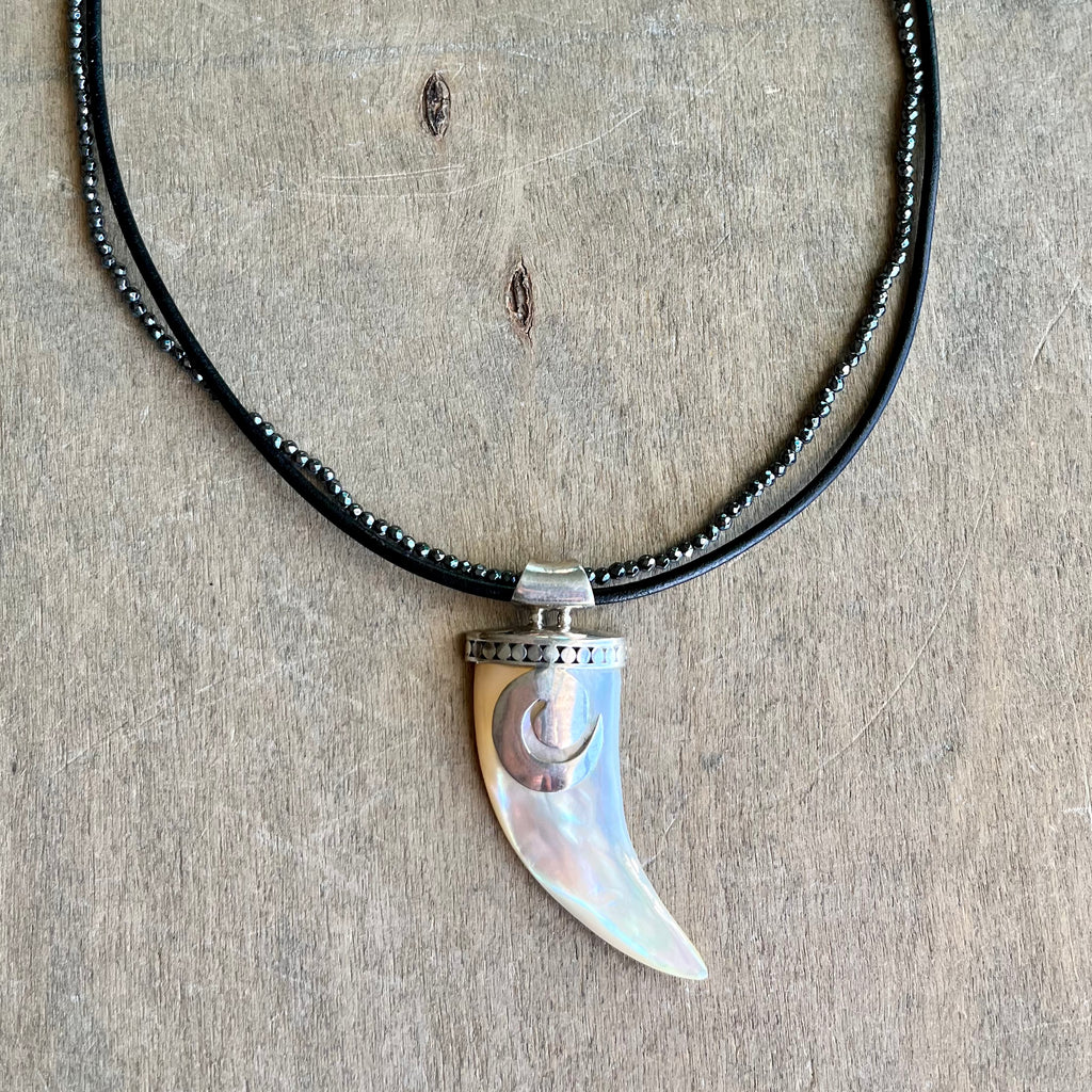 MOP Tooth Necklace