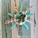 Turquoise Starfish Tree Top