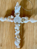 Coral Cross Ornament