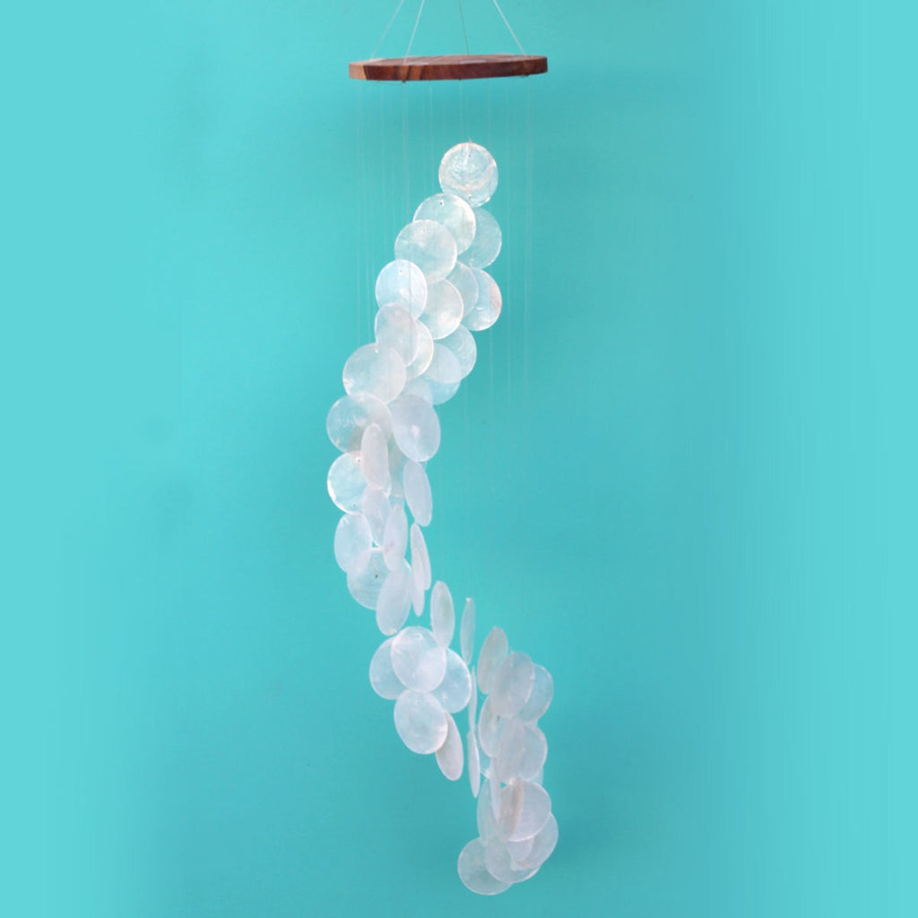 Spiral Capiz Windchime