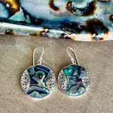 Baseball Shell Earrings