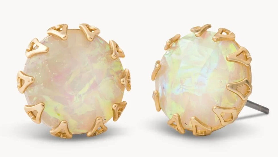 Summer Sun Gem Stud Earrings