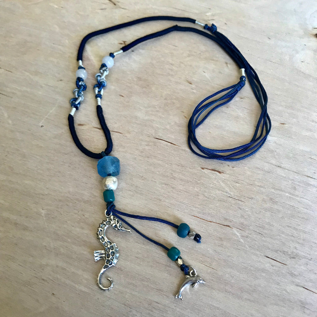 Seahorse Silk Necklace