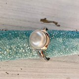 Adjustable Pearl Ring