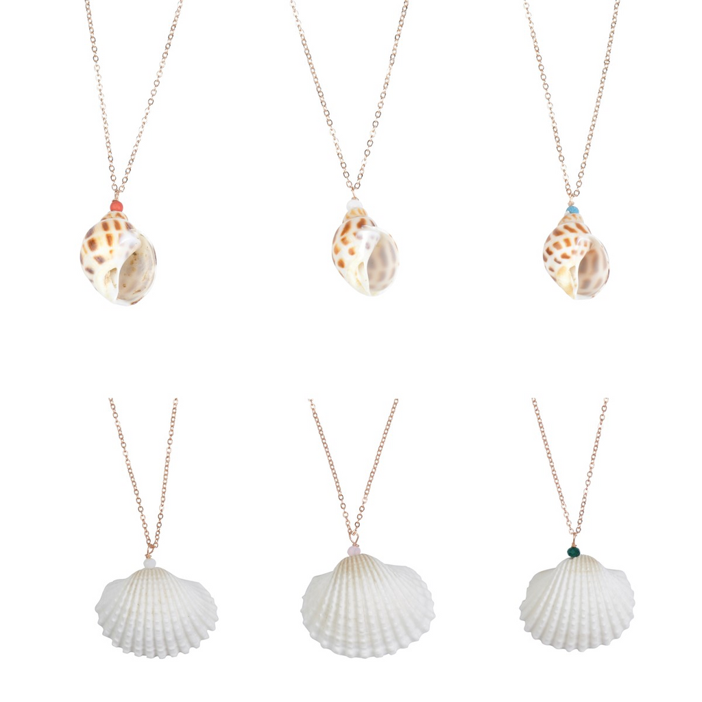 Seashell Voyager Charm Necklace