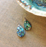 Abalone Tear Drop Earrings