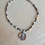 Abalone Peace Necklace
